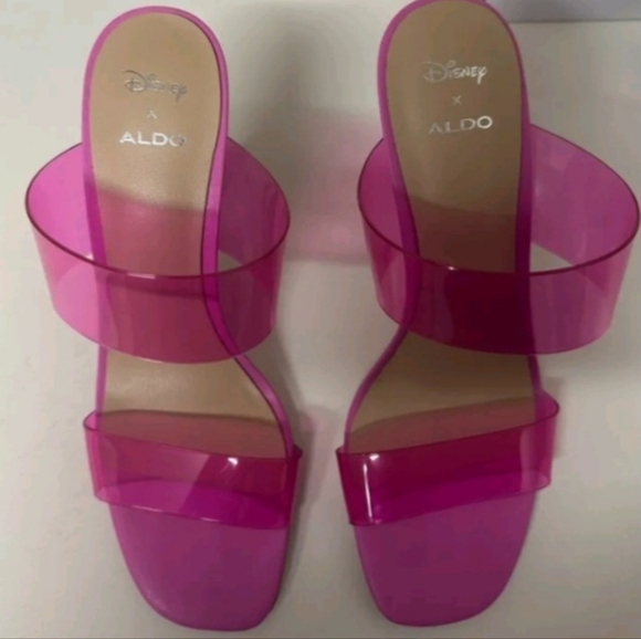*host pick*NEW disney Cinderella rare Aldo pink heels shoes - Picture 3 of 6